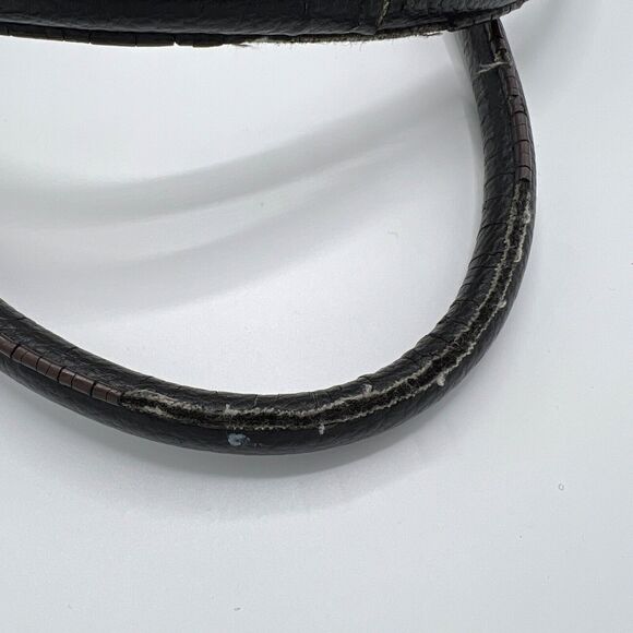 Tignanello Perfect Pockets Tote Colorblock Pebbled Leather Taupe/Black - Picture 12 of 14